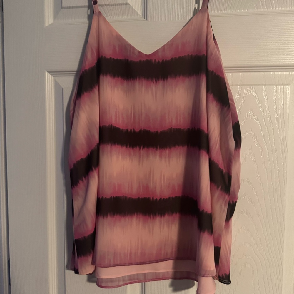 Torrid “Sophie” collection Pink and Black Striped Women's cami